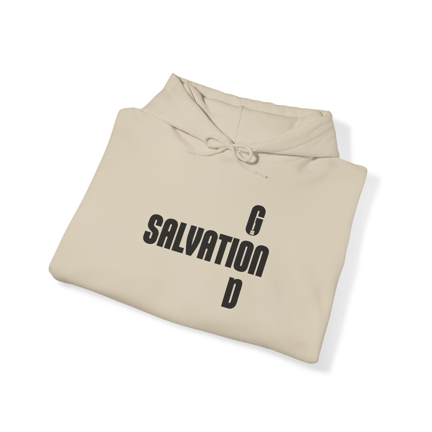 God is Salvation Hoodie Unisex SAND