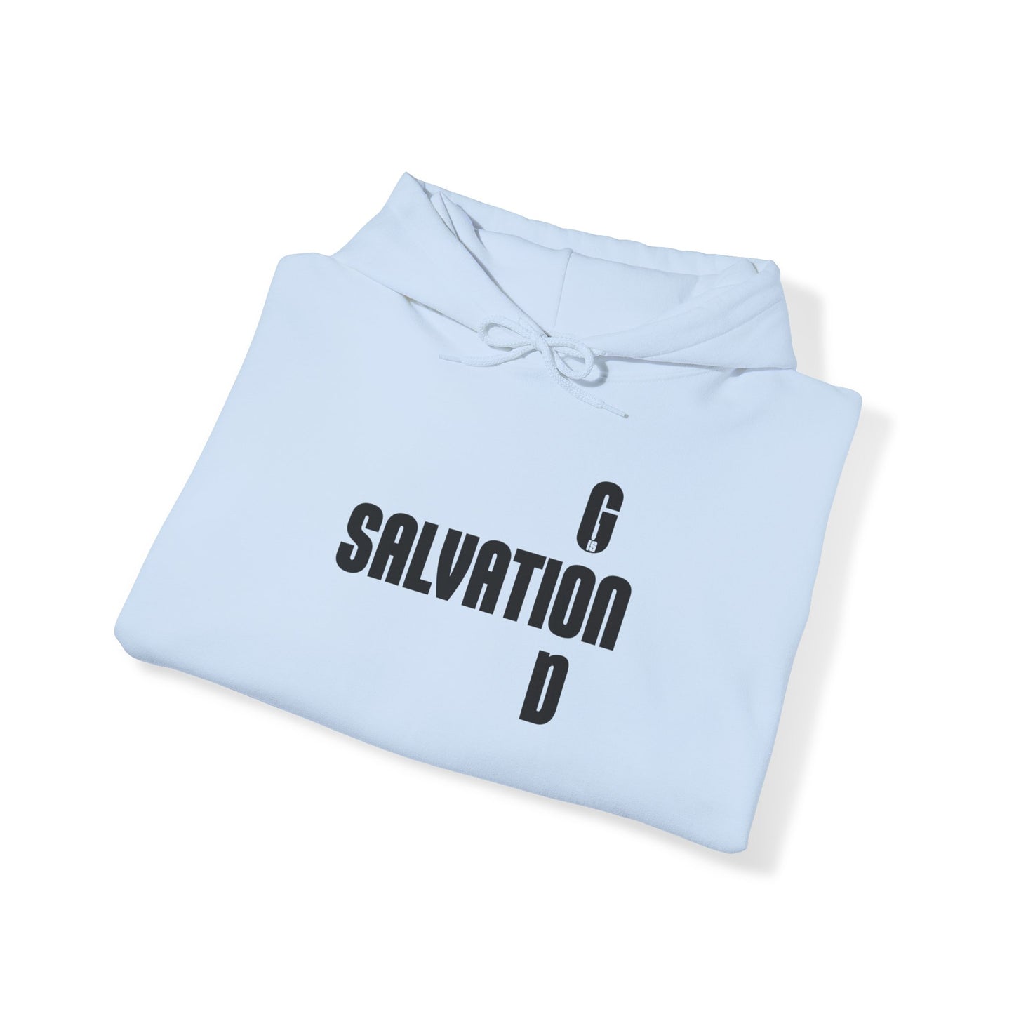 God is Salvation Hoodie LIGHT BLUE