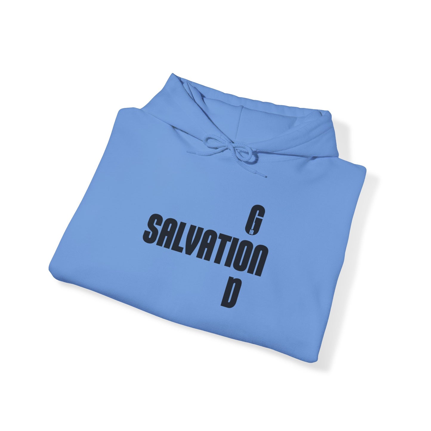 God is Salvation Hoodie Unisex CAROLINA BLUE