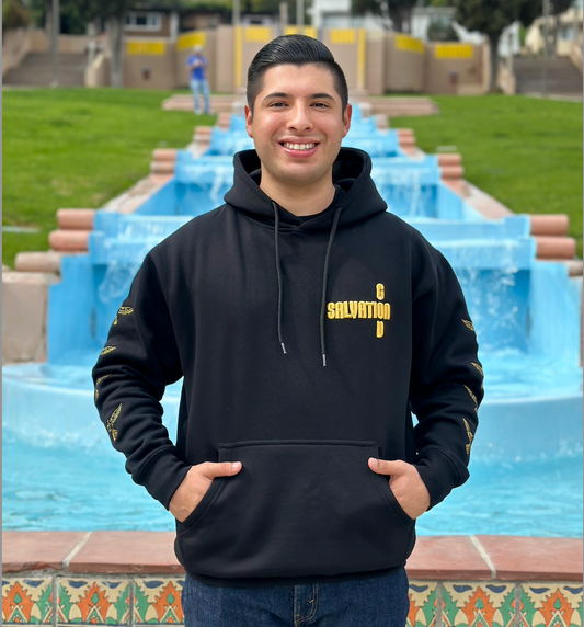 G.I.S. 3D Embroidered Hoodie (Gold)